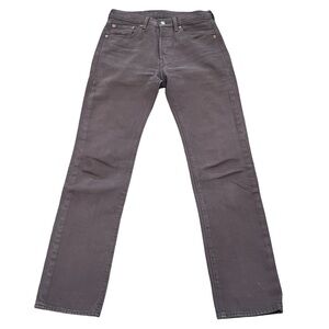 Levi's Men’s 501 Straight Fit Jeans In A Brown Denim Width 28 Length 32